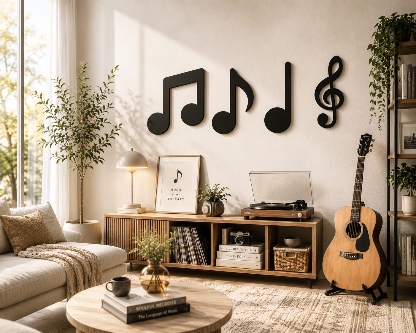 Melody Wall Art Set — Handcrafted Musical Wall Décor