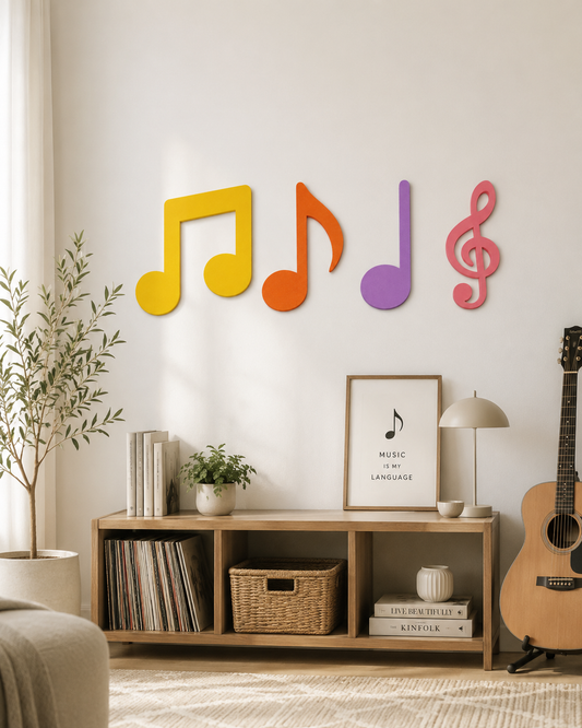 Melody Wall Art Set — Handcrafted Musical Wall Décor