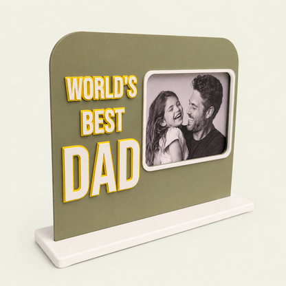 Personalised Father's Day Photo Desk Standee