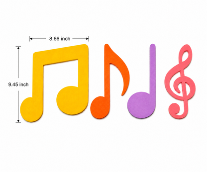 Melody Wall Art Set — Handcrafted Musical Wall Décor