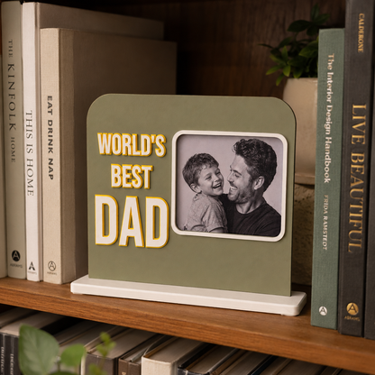 Personalised Father's Day Photo Desk Standee