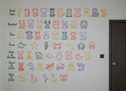 Animal Wall Decor Collection – Full Collection & Custom Sets