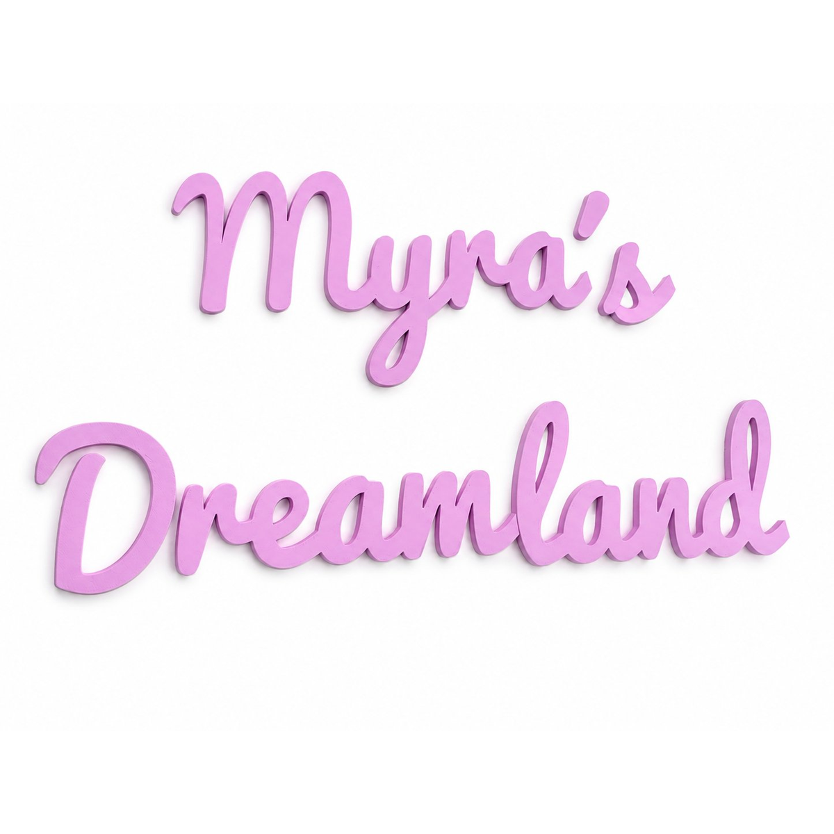 Personalised Nursery Door Sign — Custom Name & Message