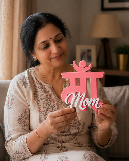 Maa & Mom — Personalised Name Sign