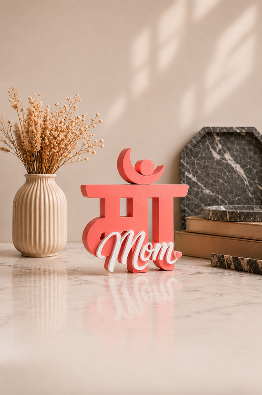 Maa & Mom — Personalised Name Sign