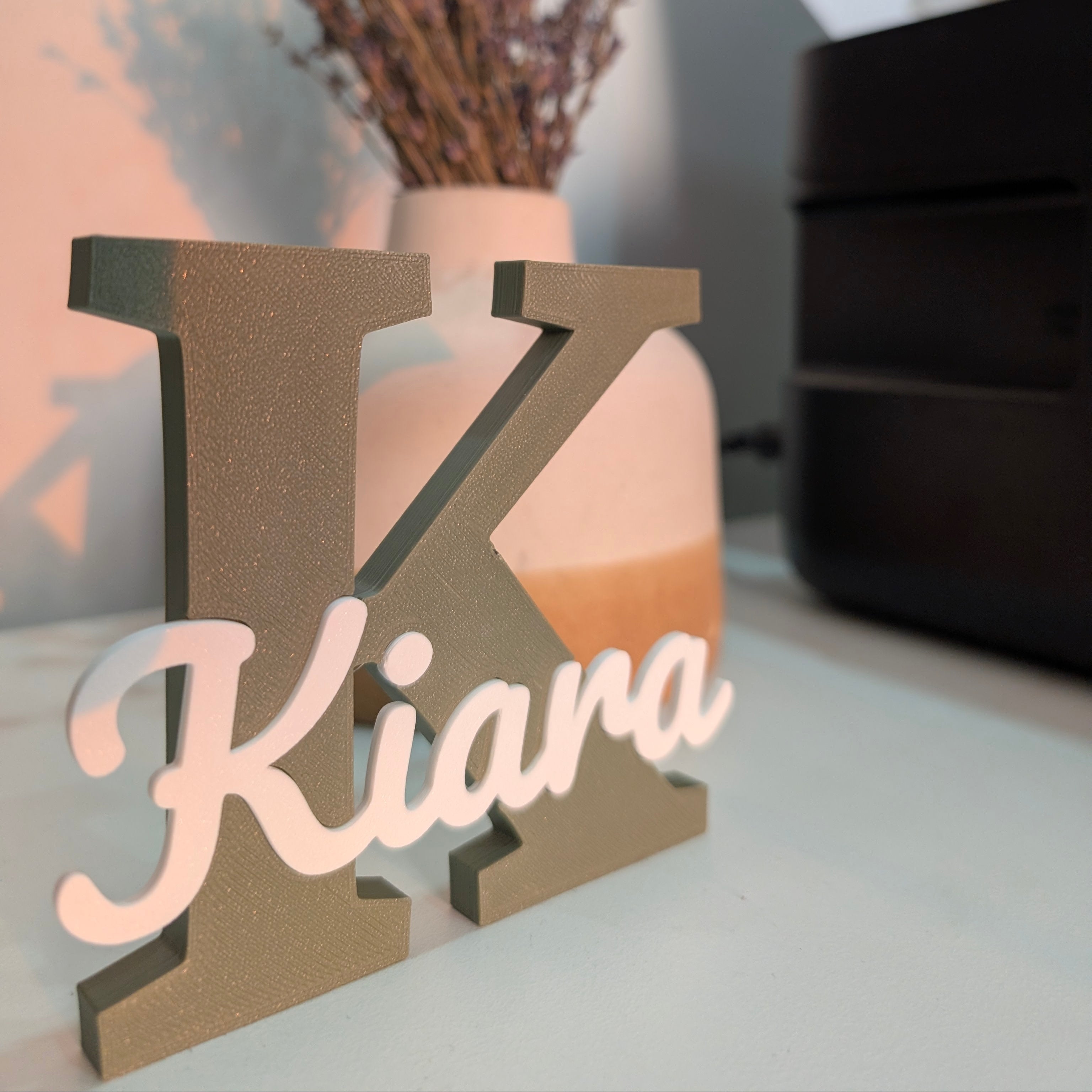 Personalised Baby Name Sign — Letter & Name