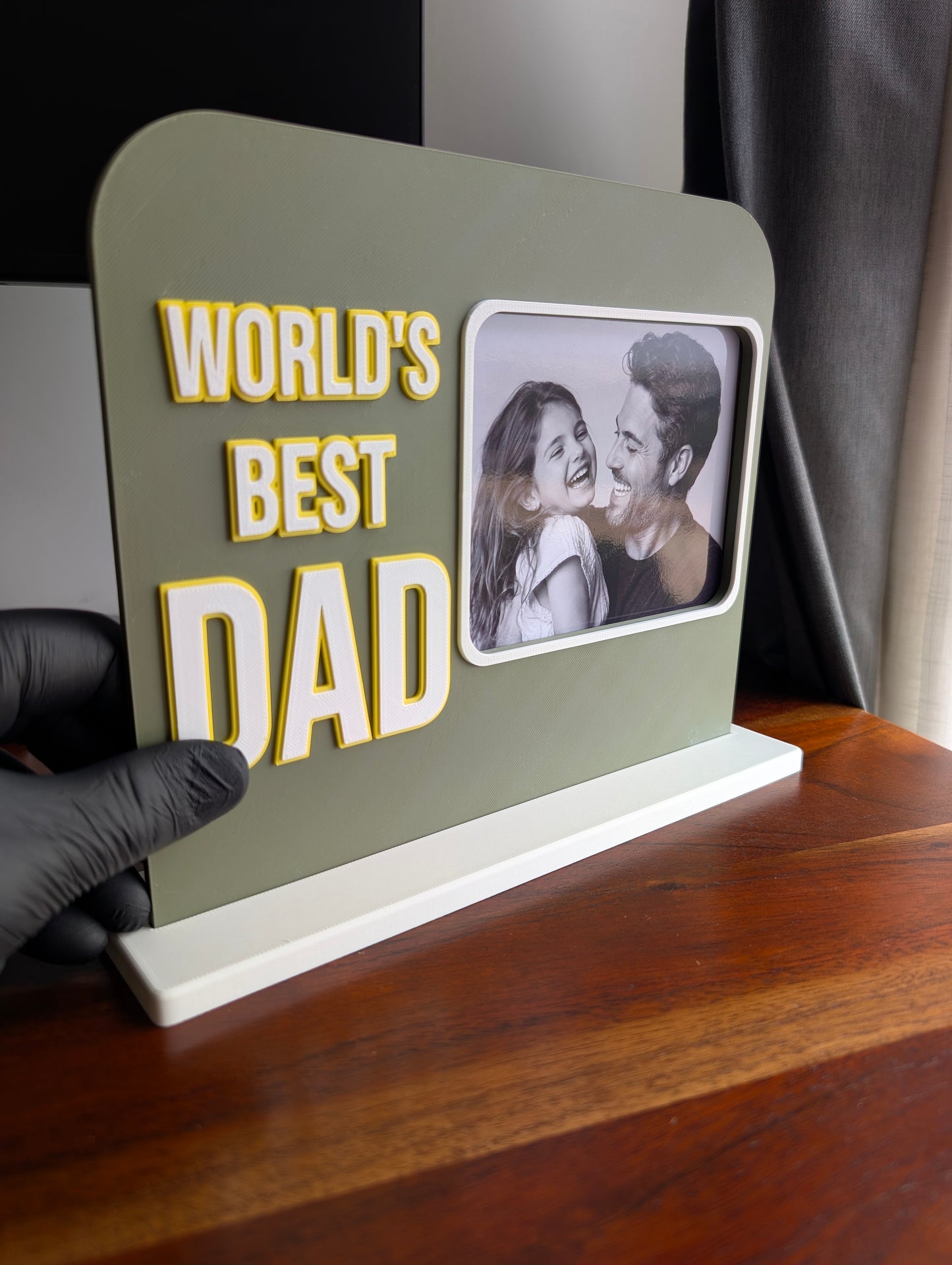 Personalised Father's Day Photo Desk Standee
