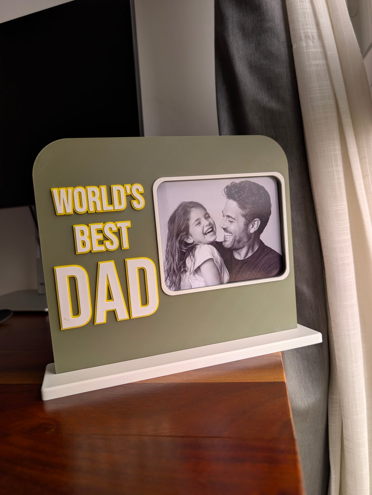 Personalised Father's Day Photo Desk Standee