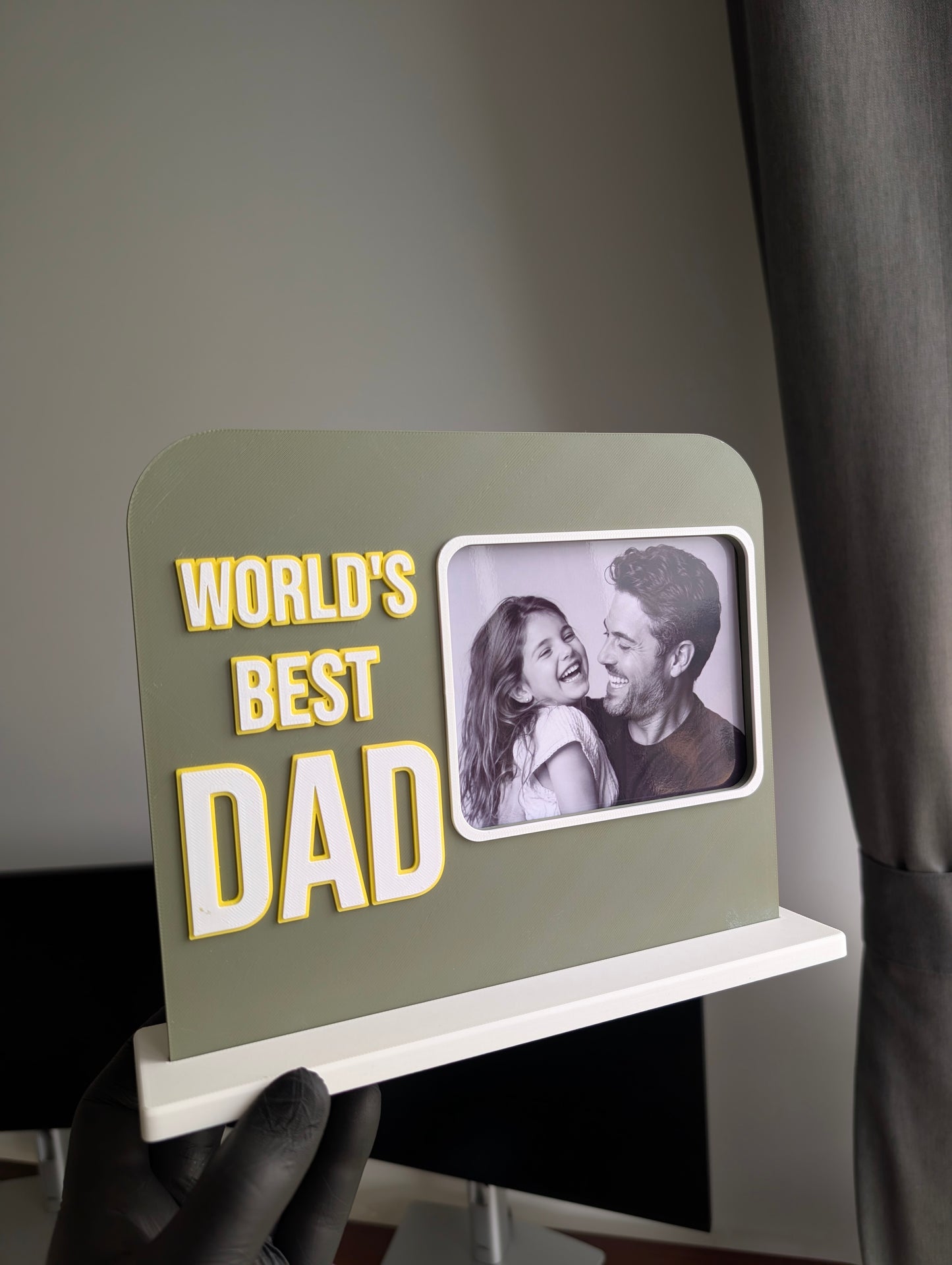 Personalised Father's Day Photo Desk Standee